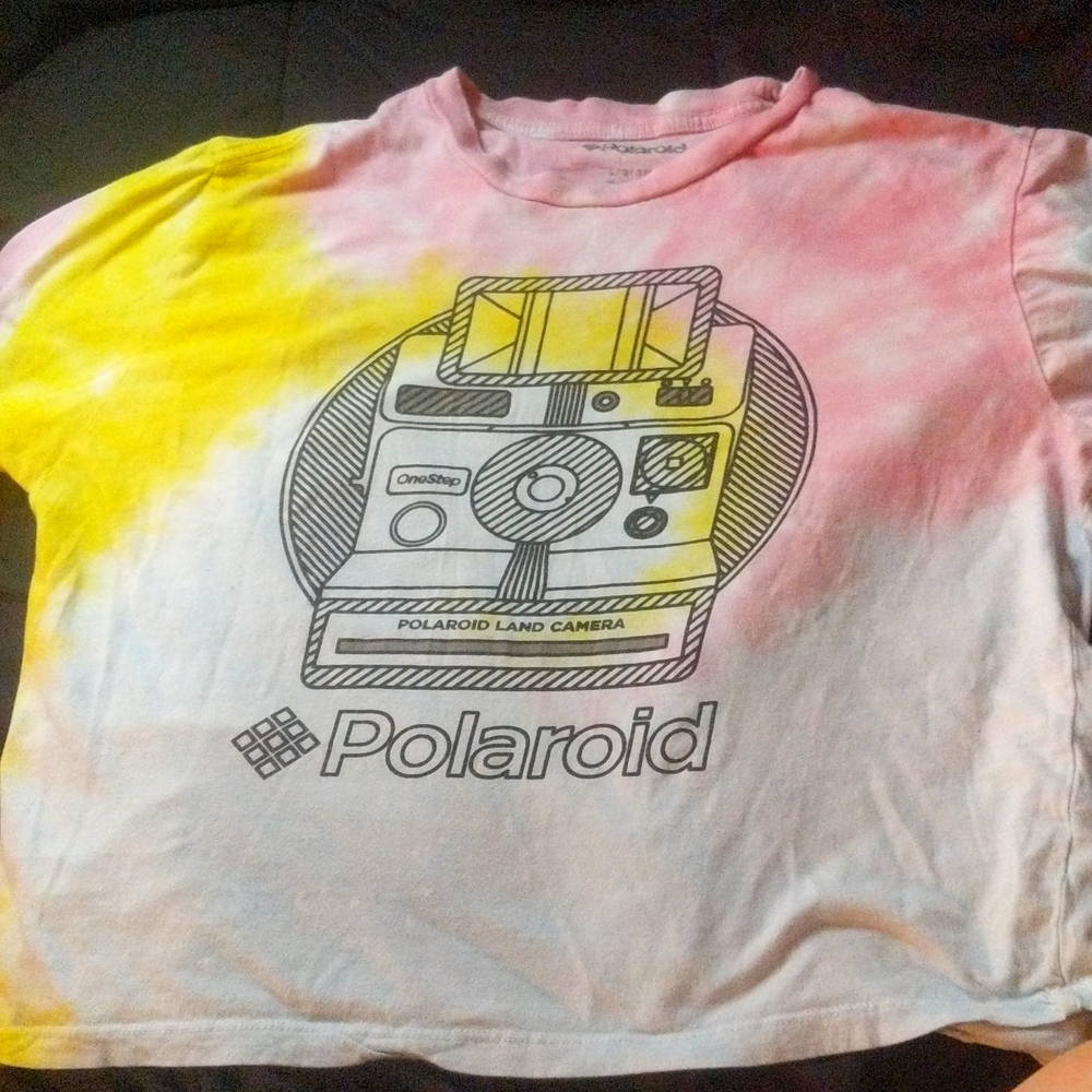 Polaroid crop top
